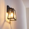 Hjerpsted Buiten muurverlichting Zwart, 1-licht