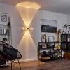 Sapri Muurlamp Nikkel mat, 1-licht