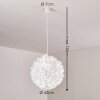 Murten Hanger Wit, 1-licht