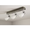 Trio CLAPTON Plafondlamp LED Aluminium, Chroom, roestvrij staal, 3-lichts
