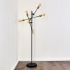 Coppet Staande lamp Zwart-Goud, 6-lichts
