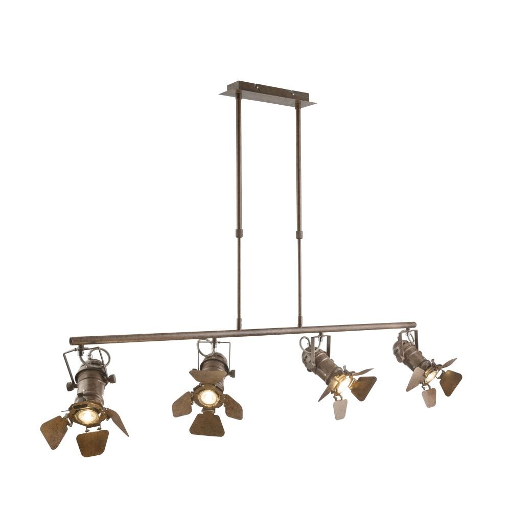 Globo CARSTEN Hanger Roest, 4-lichts main product photo