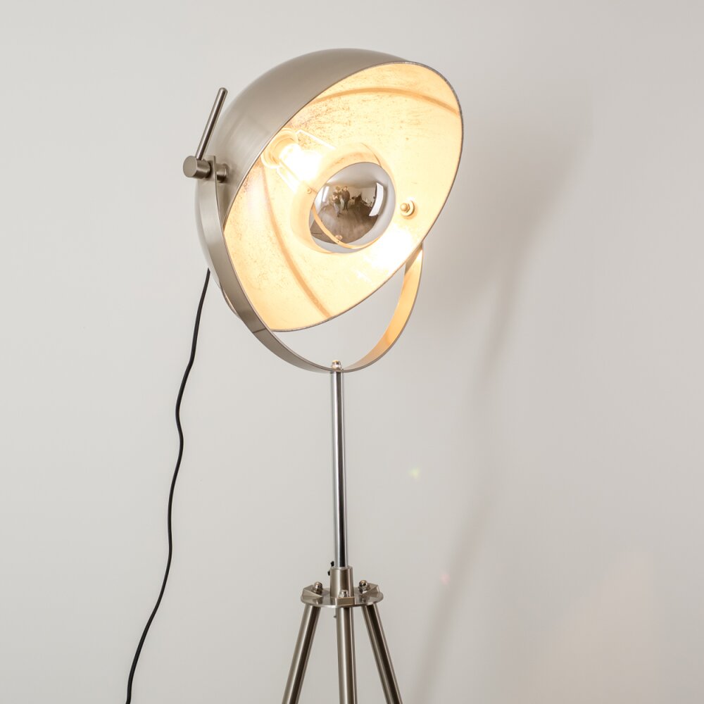 Maloy Staande lamp Chroom, Nikkel mat, 1-licht