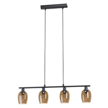 Eglo ZABALEA Hanger Zwart, 4-lichts