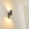 Brachy Buiten muurverlichting Grijs, 2-lichts, Bewegingsmelder