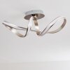 Woyens Plafondlamp LED Staal geborsteld, 1-licht