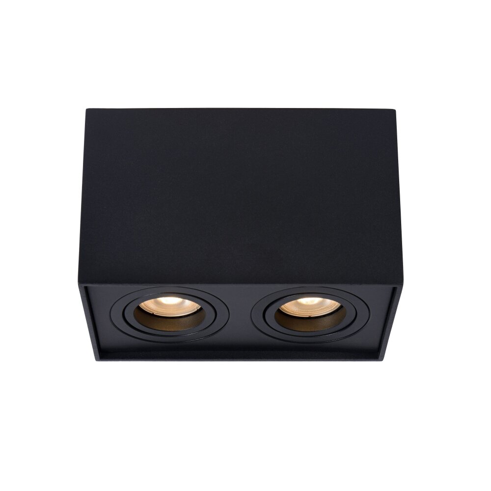 Lucide TUBE downlight Zwart, 2-lichts main product photo