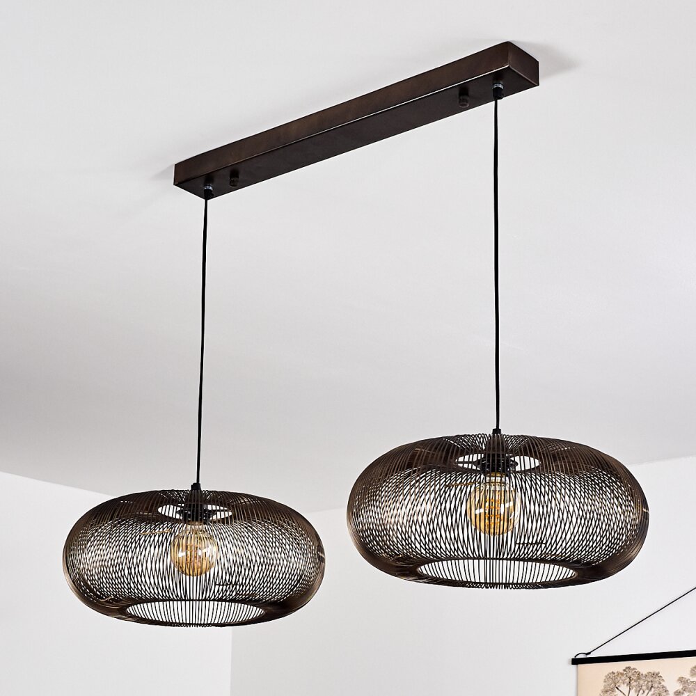 Agueda Hanger Zwart, 2-lichts