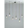 Lutec GROOVE Plafondlamp Bruin, 6-lichts