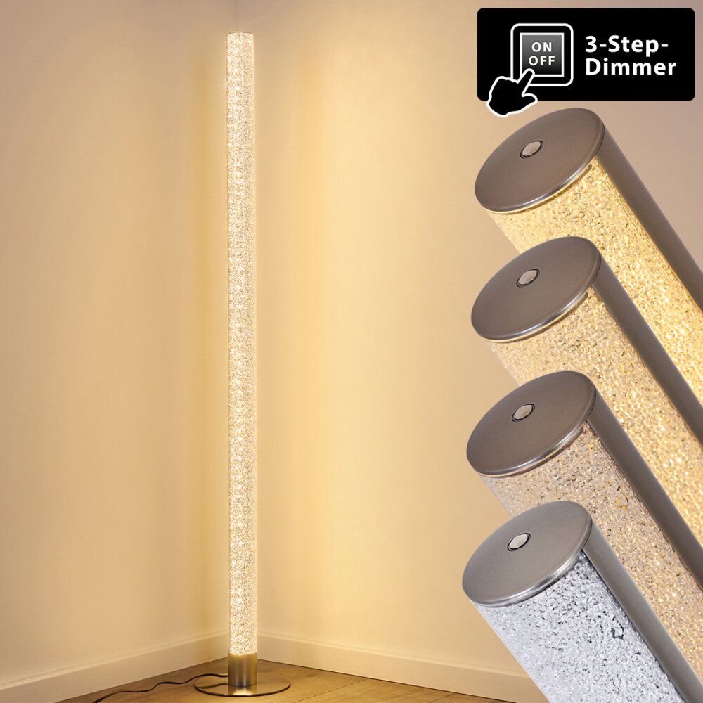 Pipe Staande lamp LED Nikkel mat, 1-licht main product photo