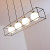 Legano Hanglamp Zwart, Wit, 4-lichts