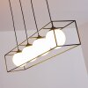 Legano Hanglamp Zwart, Wit, 4-lichts