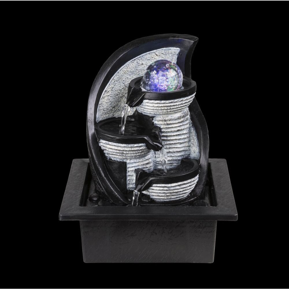 Globo ALBERT Fontein LED Grijs, 4-lichts, Kleurwisselaar main product photo