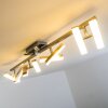 Sakami Plafondlamp LED Nikkel mat, 8-lichts