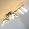 Sakami Plafondlamp LED Nikkel mat, 8-lichts
