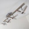 Sakami Plafondlamp LED Nikkel mat, 8-lichts