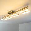 Sakami Plafondlamp LED Nikkel mat, 8-lichts