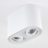 Quimper Plafondlamp Wit, 2-lichts