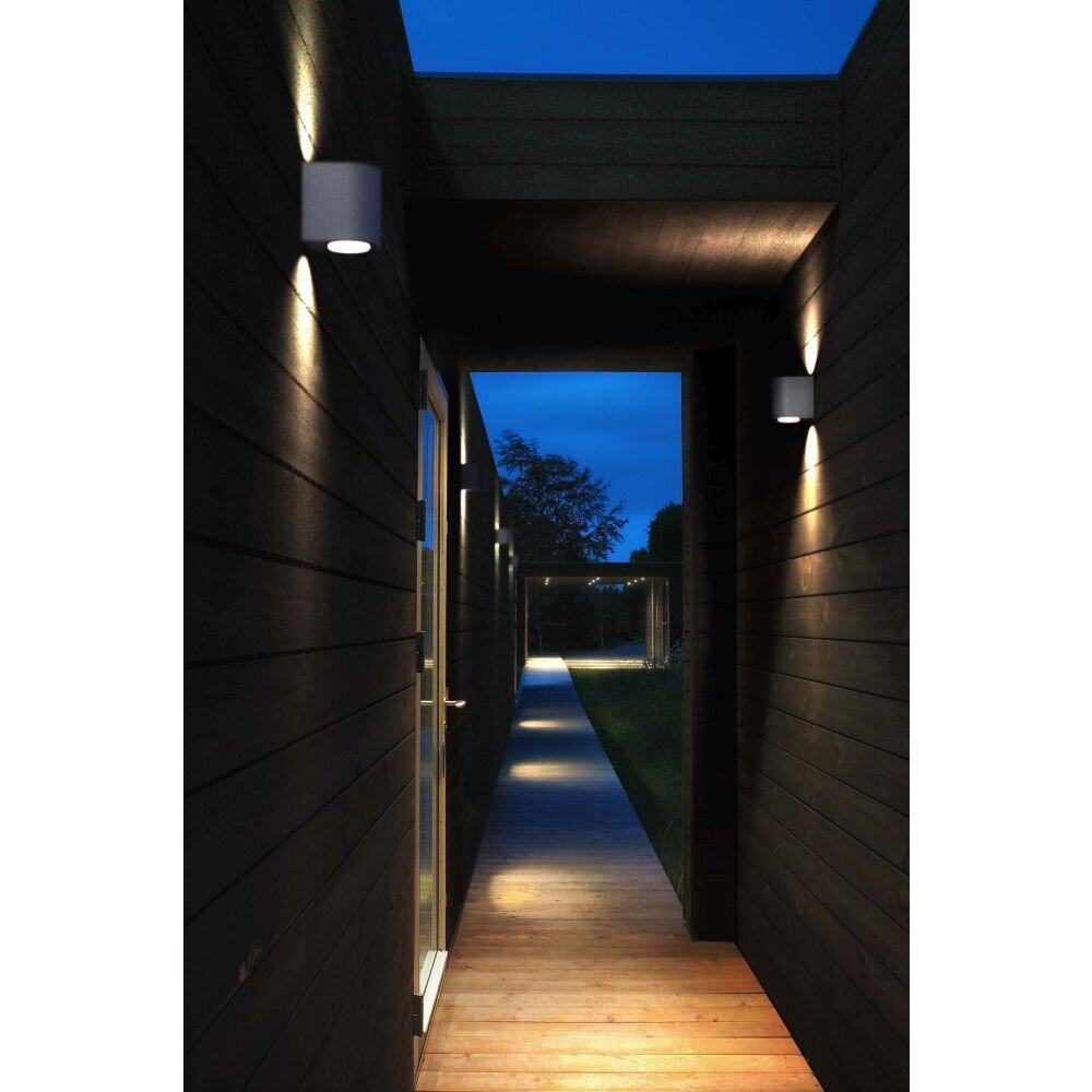 Nordlux CANTO Buiten muurverlichting LED Grijs, 2-lichts