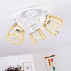 Rieti Plafondlamp Wit, 3-lichts