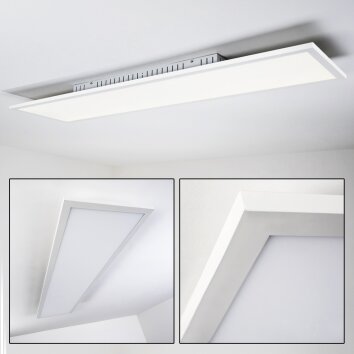 Salmi Plafondpaneel LED Wit, 1-licht
