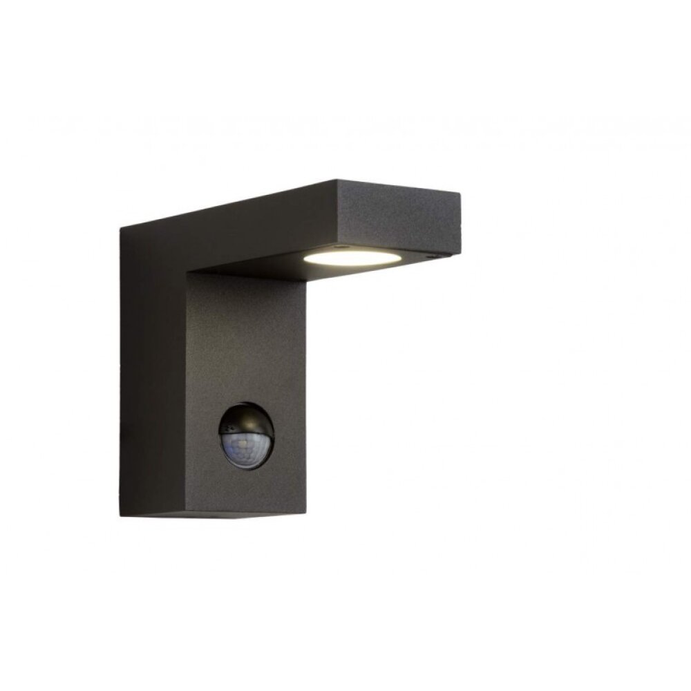 Lucide TEXAS-IR Buiten muurverlichting LED Zwart, 1-licht main product photo