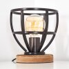 Haervej Tafellamp Hout licht, Zwart, 1-licht