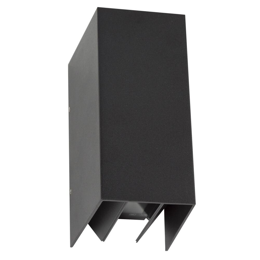 KS Verlichting Channel Muurlamp LED Zwart, 2-lichts main product photo