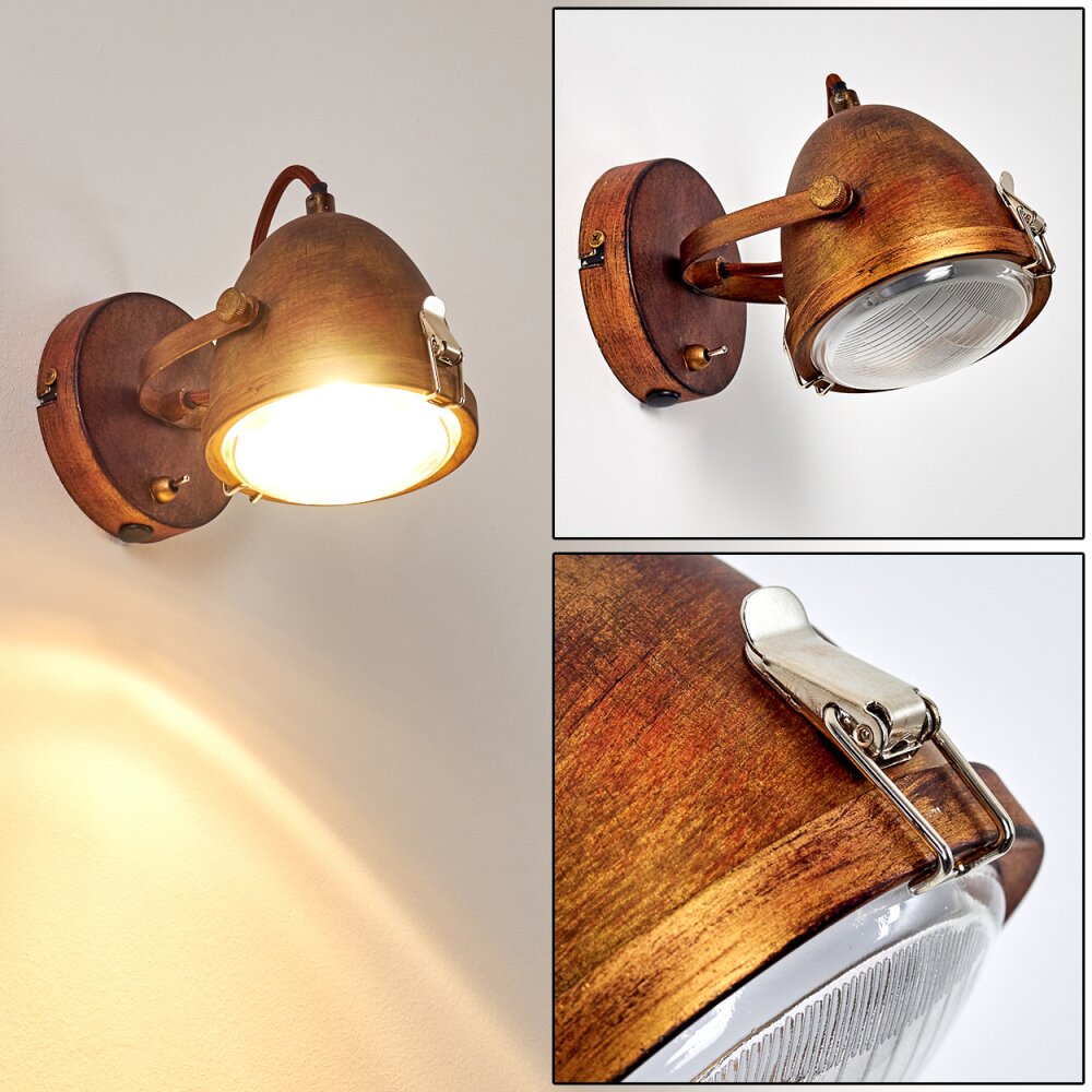 Butikon Muurlamp Roest, 1-licht main product photo