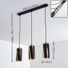 Vänersborg Hanglamp Zwart, 3-lichts