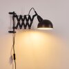 Lasano Wandlamp Zwart, 1-licht