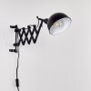Lasano Wandlamp Zwart, 1-licht