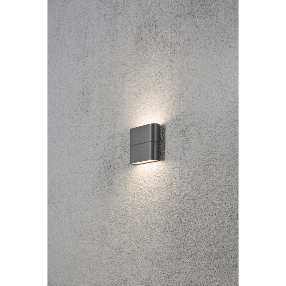 Konstsmide Chieri Muurlamp LED Antraciet, 2-lichts main product photo