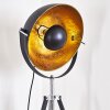 Jupiter Staande lamp Zwart-Goud, 1-licht