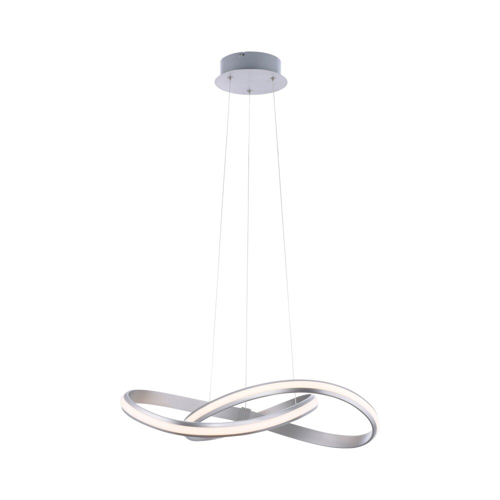 Leuchten-Direkt Ls-MELINDA Hanglamp LED roestvrij staal, 1-licht, Afstandsbediening, Kleurwisselaar main product photo