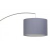 Brilliant Clarie Staande booglamp Grijs, 1-licht