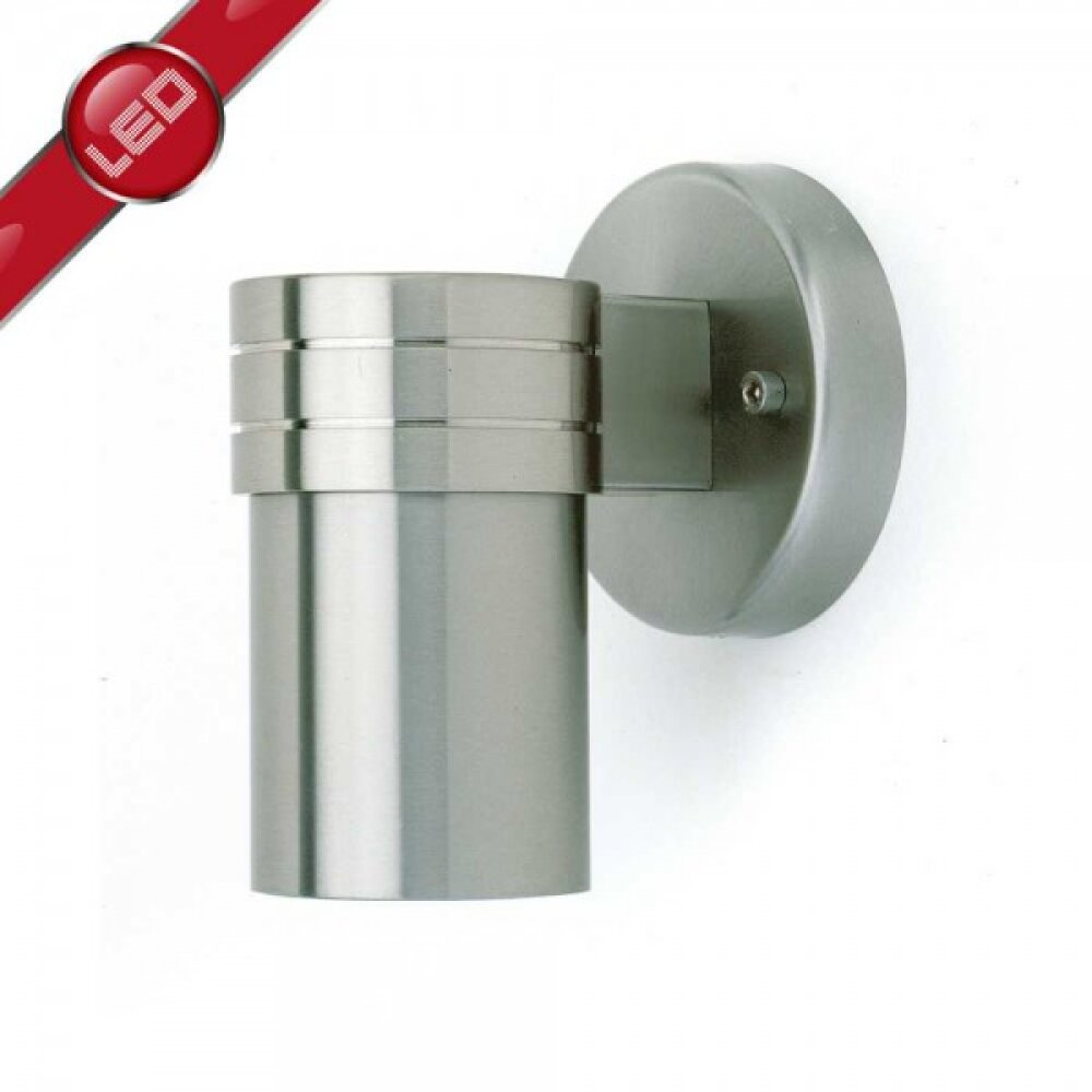 Brilliant Hanni Buiten muurspots roestvrij staal, 1-licht main product photo