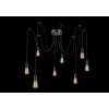 Globo MARACANA Hanger Zwart, 8-lichts