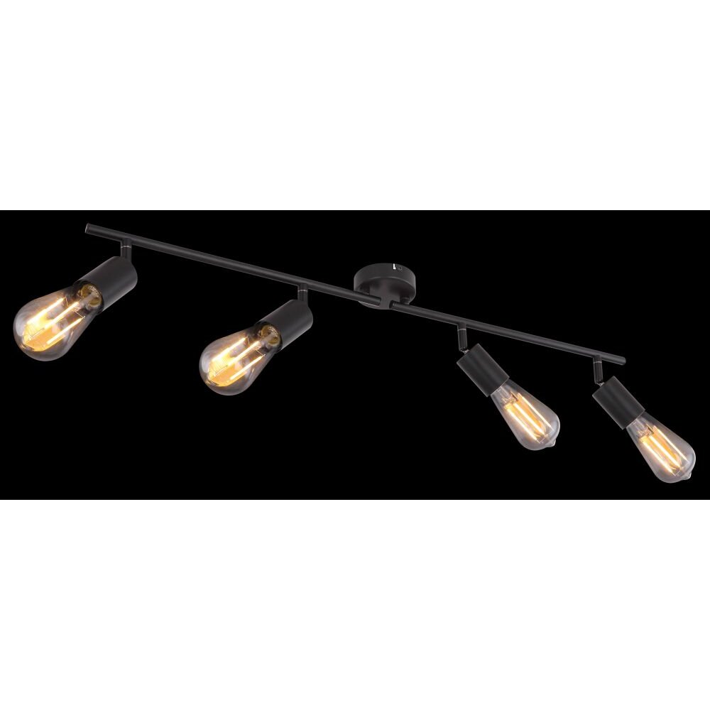 Globo MARTHA Spotlamp Zwart, 4-lichts