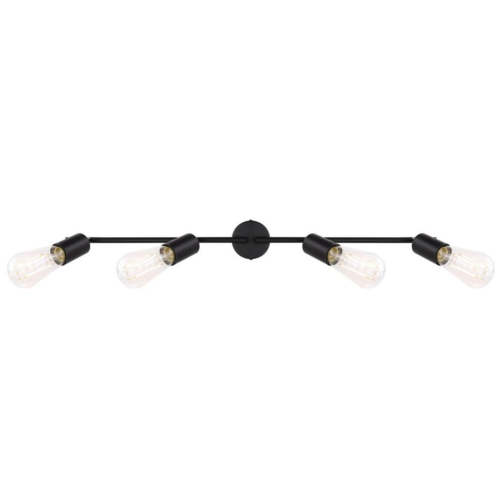 Globo MARTHA Spotlamp Zwart, 4-lichts