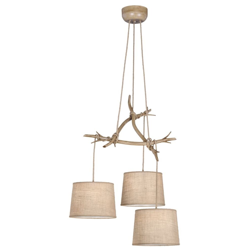 Mantra SABINA Hanglamp Bruin, 3-lichts main product photo