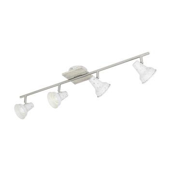 Eglo FILIPINA 1 Plafond spot LED Nikkel mat, Wit, 4-lichts Eglo FILIPINA 1 Plafond spot LED Nikkel mat, Wit, 4-lichts