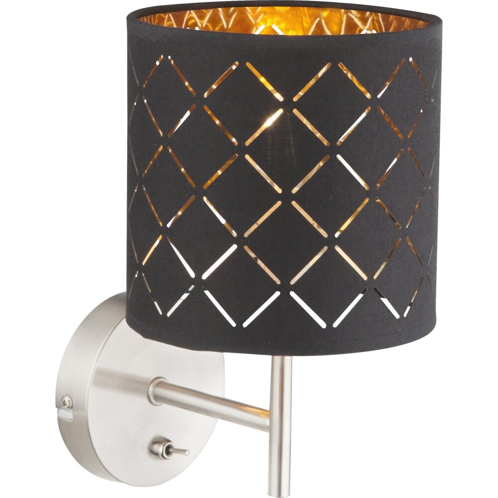 Globo CLARKE Muurlamp Nikkel mat, 1-licht main product photo