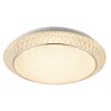 Globo RONJA Plafondlamp LED Wit, 1-licht, Afstandsbediening