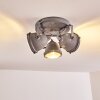 Glostrup Plafondlamp LED Grijs, 3-lichts