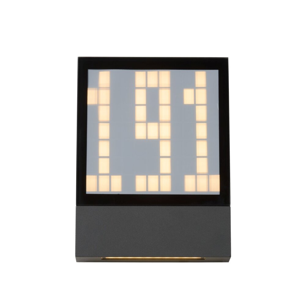 Lucide DIGIT Muurlamp LED Antraciet, 1-licht main product photo