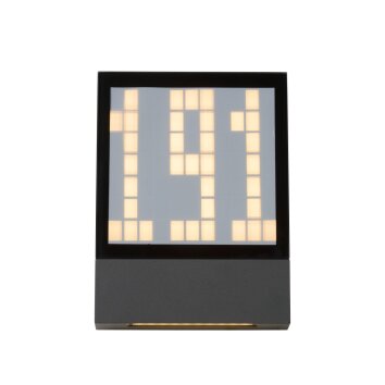 Lucide DIGIT Muurlamp LED Antraciet, 1-licht