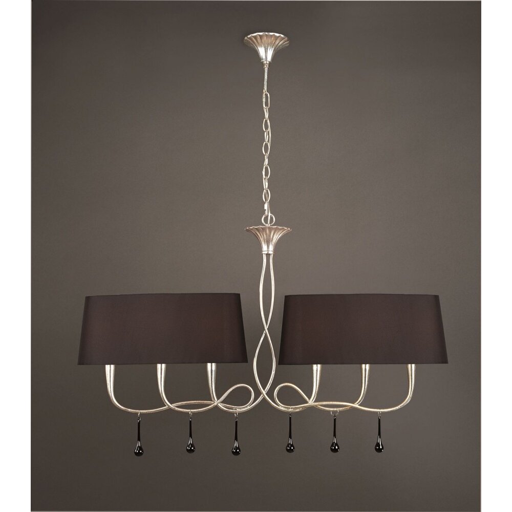 Mantra PAOLA Hanger Zilver, 6-lichts main product photo