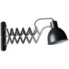 Brilliant Sandra Muurlamp Zwart, 1-licht