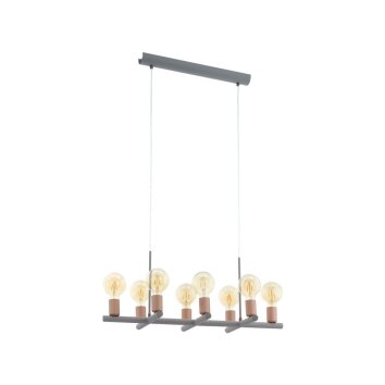 Eglo ADRI Hanger Grijs, 8-lichts